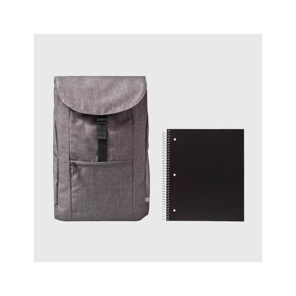 Backpack Heather Gray - Made By Design (Great as carry on luggage) - Picture 4 of 4